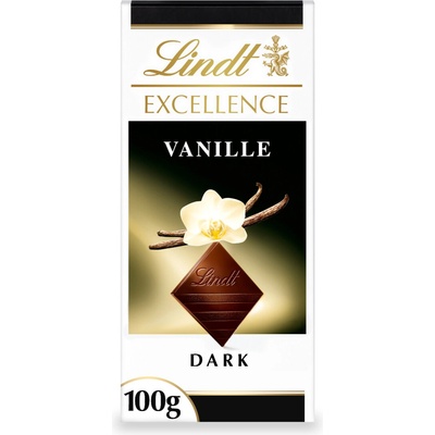 Lindt Excellence Horká čokoláda s príchuťou vanilky 100 g