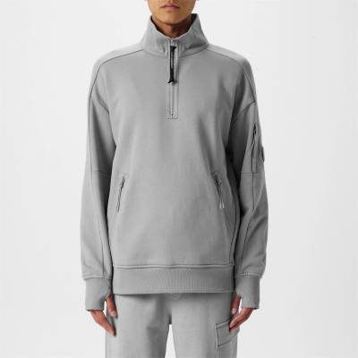 C.P. Company Блуза CP COMPANY Lens Arm Quarter Zip Sweatshirt - Griff Grey 937