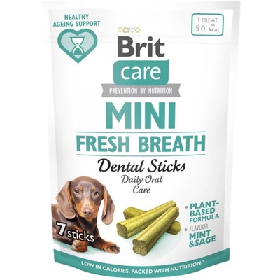 Brit Care Dog Mini Treats Fresh Breath 120 g (7 pcs)
