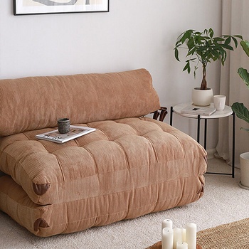 ASG Разтегателен диван PUFFIN Soft - Camel (8684282400226)