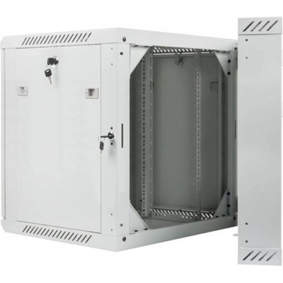 Lanberg rack cabinet 19 double-section wall-mount 12U - 600x600 for self-assembly (WF02-6612-10S)