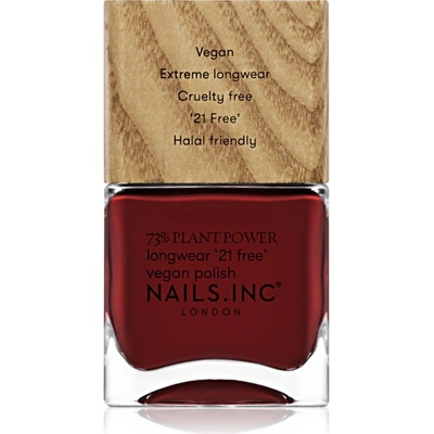 Nails Inc. Nails Inc. Plant Power дълготраен лак за нокти цвят Swear By Salutation 14ml