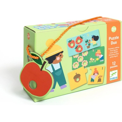 Djeco Duo Prvé čísla a počítanie 12 dielov