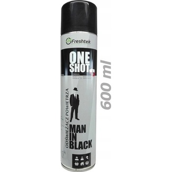 Freshtek One Shot Osvěžovač Man v černém provedení 600 ml