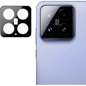 Techsuit Протектор на камерата за Xiaomi 15 - Пълно стъкло на камерата - Черен