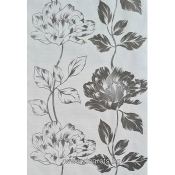 Image 1 of Тапет хартиен Соня бял-черен