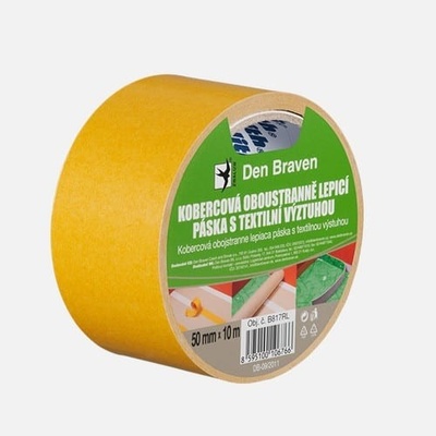 Den Braven Kobercová obojstranne lepiaca páska s textilnou výstuhou 50 mm x 5 m