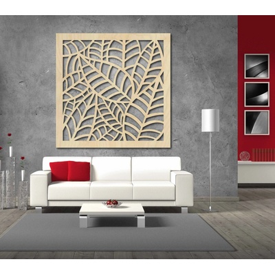 Vyřezávaný dřevěný obraz na zeď - STRONG: Přírodní překližka - Topol přírodní Rozměr 20 x 20 cm 3800-38425 PR0201HEU+