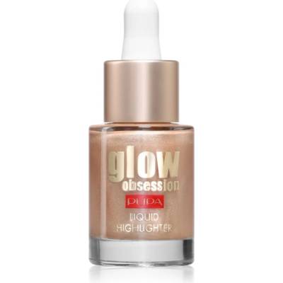 PUPA Milano Glow Obsession Liquid Highlighter течен хайлайтър цвят 002 - Moon Light 13.5ml