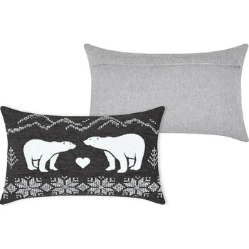 Stof Vianočný dekoračný vankúš macko 30x50