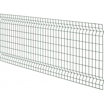 Jednoduché svařované 3D plotové pletivo zelená 80 x 200 cm