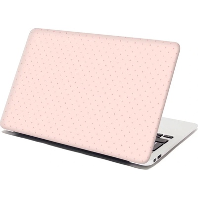 Sablio Samolepka na notebook Ružové krížiky na svetloružovej - 29x20 cm