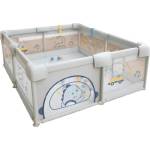 SONNE Детска кошара за игра Kai grey Junior с вендузи 150*200*65 (PAT35987)