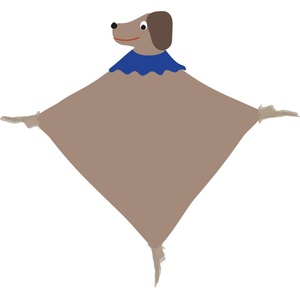 OYOY Hunsi Dog одеяло-плюшена играчка, 40 x 40 см (M107522)