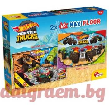 Lisciani Пъзел LISCIANI 104796 - 2 x 60 части - Hot Wheels (LI104796)