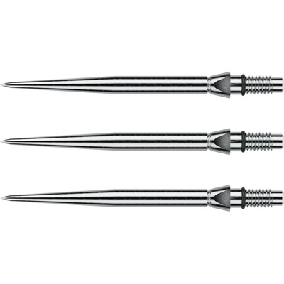 Winmau hroty Switch Point Smooth strieborné 26 mm