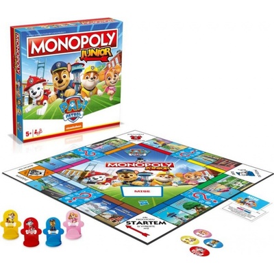 Winning Moves Monopoly Junior Paw Patrol CZ