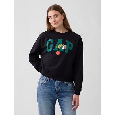 Gap Oversize mikina Grinch & Dr. Seuss Černá