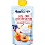 Hamanek пауч кайсии и кварк 6м+ -120 г