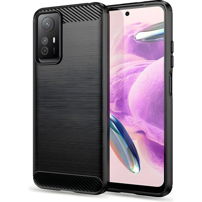 Techsuit Carbon Shield TPU калъф за Xiaomi Redmi Note 12S - Черен KP28053 (28053)