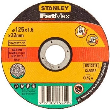 Stanley Řezný kotouč 125 x 22,2 x 1,6 mm STA32617