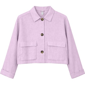 Mazine Дамско ежедневно яке Mazine Women's Short Linen Jacket Casual jacket - Bright Lavender - размер XL (103-2946-0115)