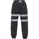 Yoko hi-vis hv016t / Мъжки светлоотразителни спортни панталони - черни l (79016t00203)