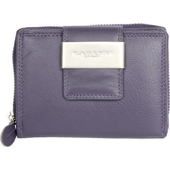 tmavě fialová kvalitní kožená peněženka