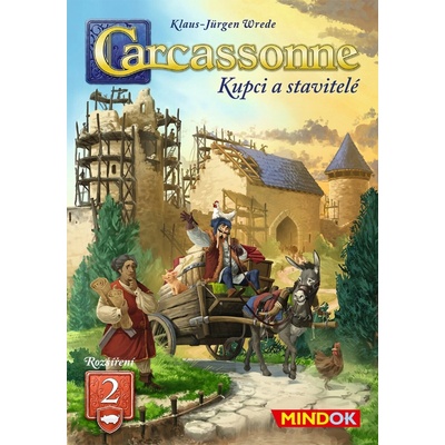 Mindok Carcassonne rozšíření 2: Kupci a stavitelé (2025)