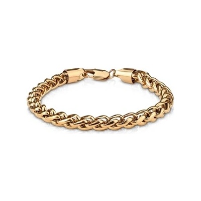 Šperky4U pánský ocelový zlacený OPA1008-RD