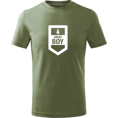 Dragowa detské krátke tričko Army boy olivová