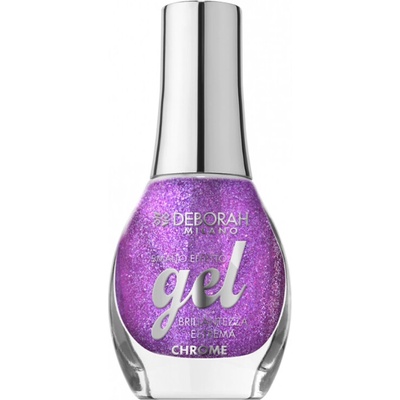 Deborah Milano gelový lak na nehty Chrome, 02 Ultraviolet, 8,5ml