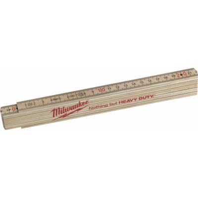 Milwaukee Slim Wood Folding Rule 2m