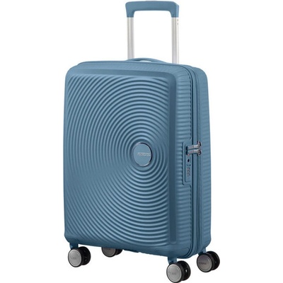 American Tourister Soundbox Spinner modrá 36 l
