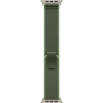 Apple Каишка Apple - Trail Loop Titanium Finish, Apple Watch, 49 mm, S/M, Green/Neon (mft44zm/a)