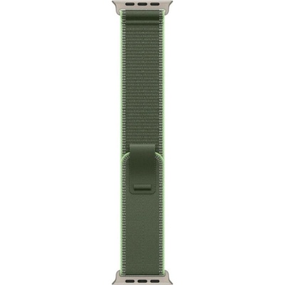 Apple Каишка Apple - Trail Loop Titanium Finish, Apple Watch, 49 mm, S/M, Green/Neon (mft44zm/a)