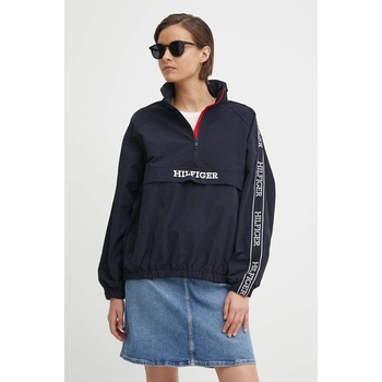 Tommy Hilfiger Яке Tommy Hilfiger в тъмносиньо преходен модел с уголемена кройка WW0WW41507 (WW0WW41507)