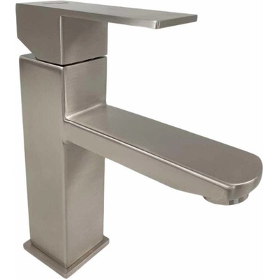 Mixxus Смесител за мивка, едноръкохватков, mixxus kub-001, неръждаема стомана (et8484)