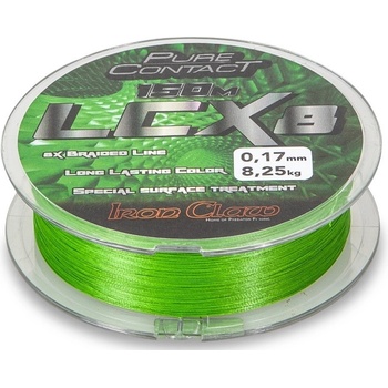 Iron Claw Šnúra LCX8 zelená 150m 0,21mm 12,3kg