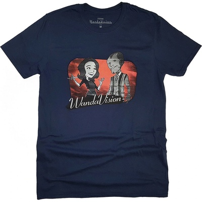 Marvel tričko WandaVision Red Logo Cartoon modrá