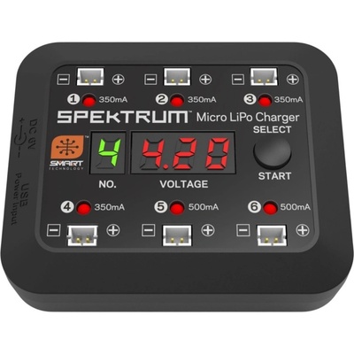 Spektrum Smart nabíječ Micro 6-port DC/USB