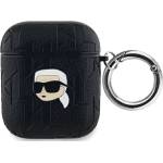 Karl Lagerfeld KLA2PGKIPK калъф за AirPods 1/2 черен Monogram Karl Head (KLA2PGKIPK)