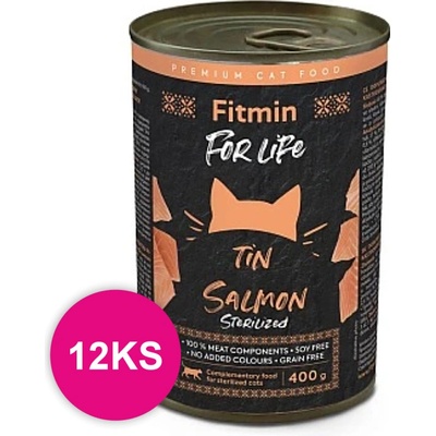 Fitmin Cat For Life Sterilized Salmon 12 x 400 g
