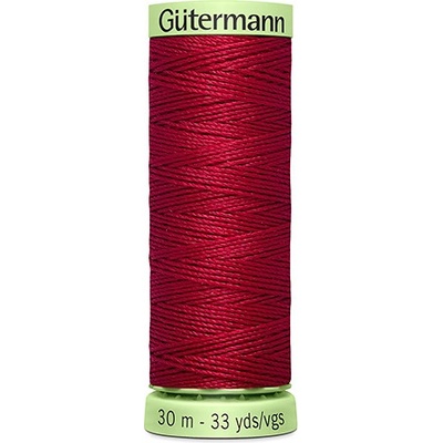 Gutermann Gombíková (režná) niť Gütermann 30 m - 384 - červená
