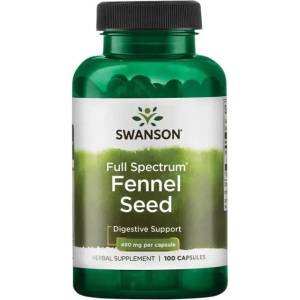 Swanson Full Spectrum Fennel Seed, 480 mg, 100 капсули, Swanson (SW976)