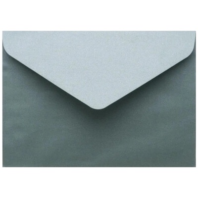Metalická (perleťová) obálka tmavá zelená C7 (82x113mm)