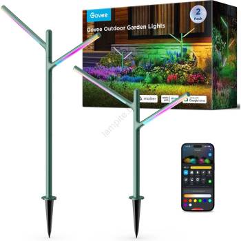 Govee Govee-К-кт 2x LED RGBICWW Димируем екстериорен лампа LED/36W/230V IP66 2700-6500K Wi-Fi (GV0074)