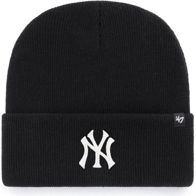 47 MLB New York Yankees Haymaker Cuff Knit klubová zimní čepice černá