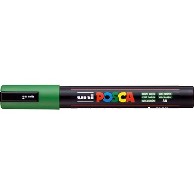 uni Декоративен маркер, 1, 8-2, 5 мм, UNI "Posca PC-5M", горскозелен 319418000 (319418000)