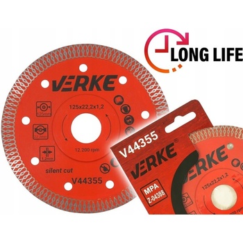Verke Diamantový kotouč 125 mm V44355